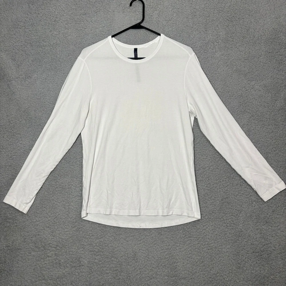 Lululemon Vitasea Pima Cotton Long Sleeve Crewneck Top White Size M
